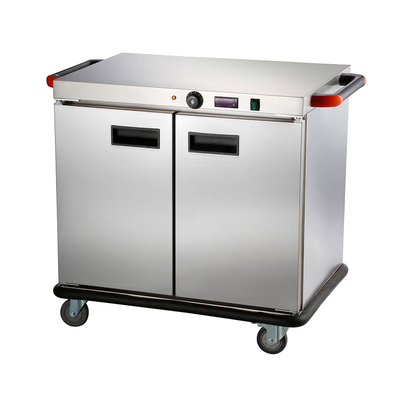 سبد گرمکن برقی E-DBW-12B-21E سبد گرم کن تجاری 2 درب شیشه ای
