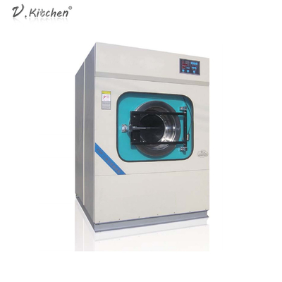 ماشین لباسشویی تجاری 50 ساعته کاملاً بسته PLC کنترل رایانه ای