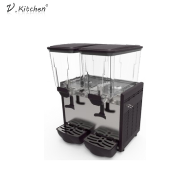 550W Hotel Bar Equipment 15L * 2 Double Tank Juice Disenser